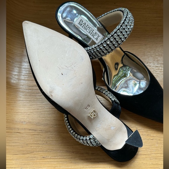 Badgley Mischka Sadiya Embellished Mules - Picture 3 of 3
